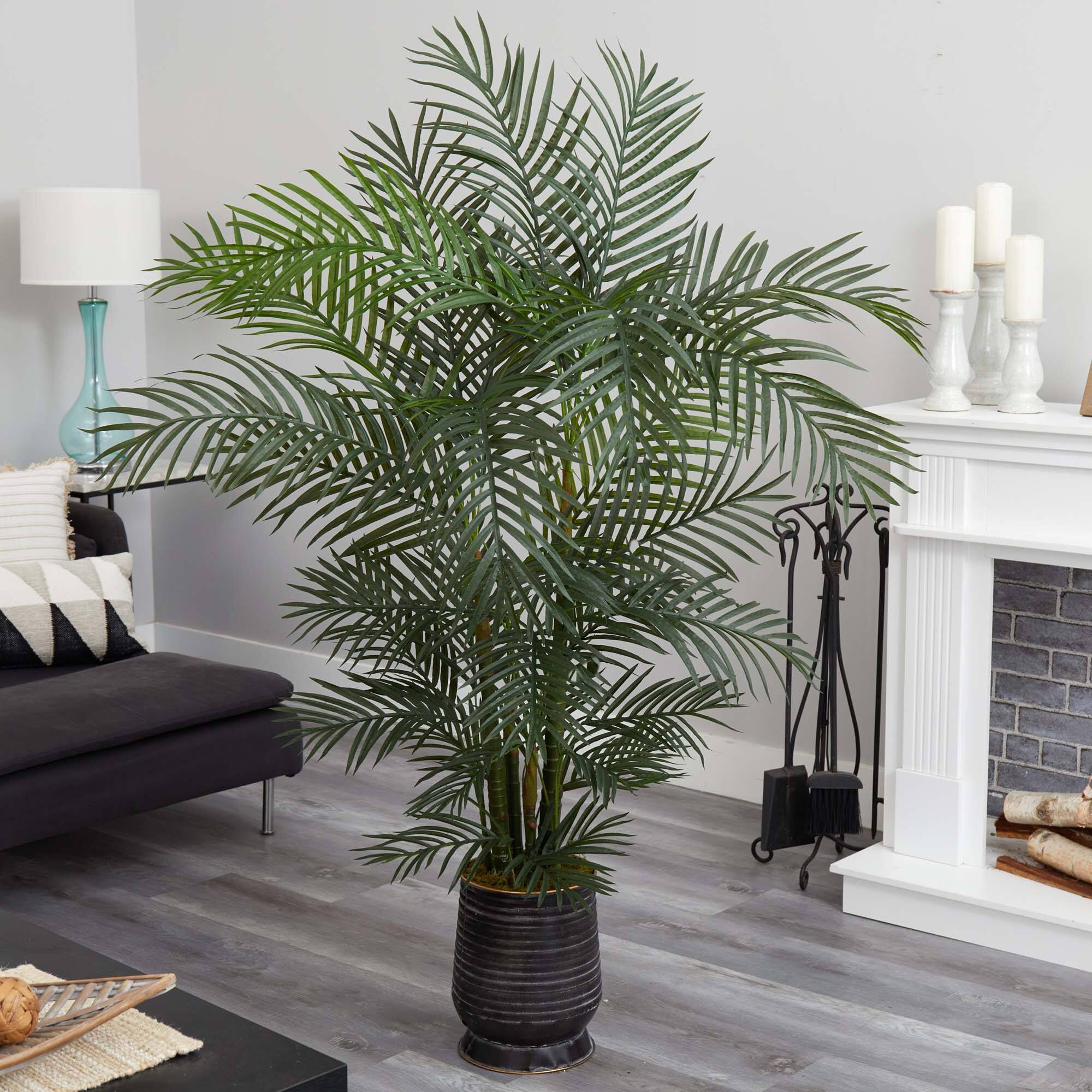 5.4ft. Areca Artificial Palm Tree in Decorative Planter